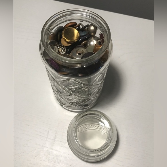 Vintage Smuckers Apothecary Jar & Buttons - Picture 12 of 13